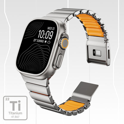 ARMORCASE™ Titanium Magnetic Apple Watch Band — Premium Metal Strap