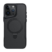 ARMORCASE™ CarbonGrip Mag Stand — Carbon Fiber Magnetic Bracket iPhone Case | iPhone 12–16