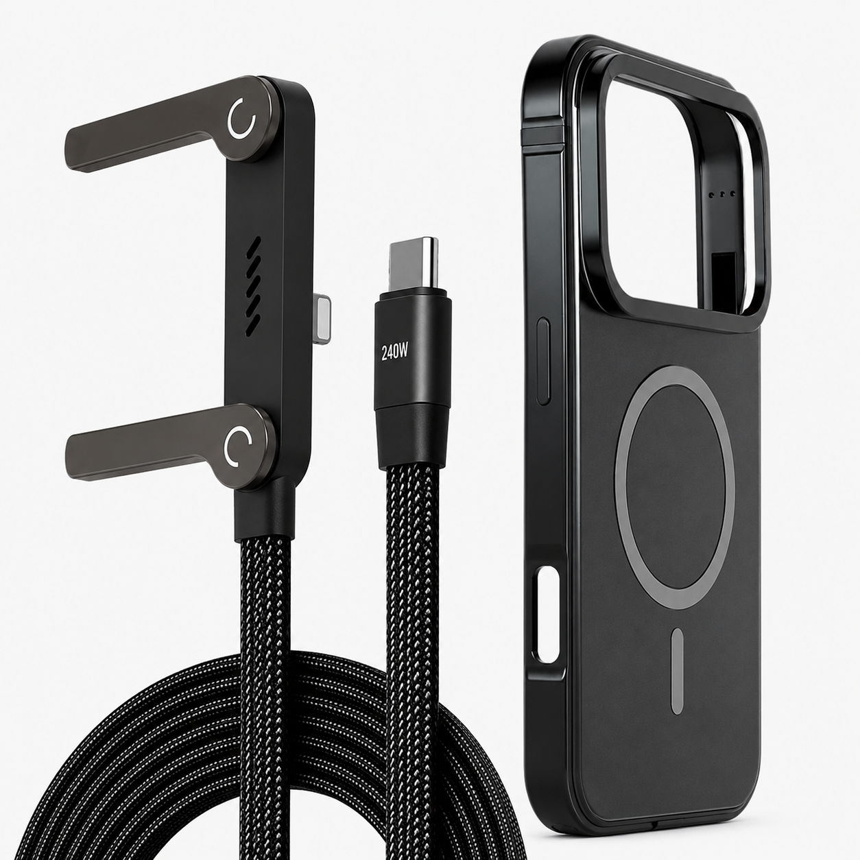 ARMORCASE Magnetic Metal Case &  PowerStand Cable — 240W