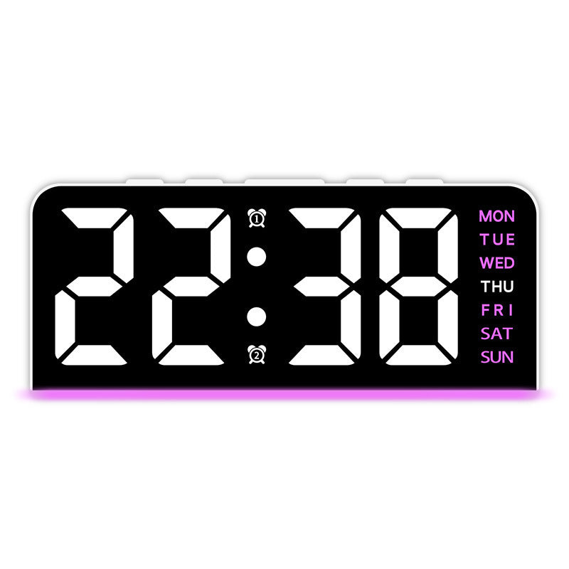 ARMORCASE™ GlowClock — LED Digital Alarm Clock | Dual-Mode, Ambient Night Light, Ultra-Clear Display