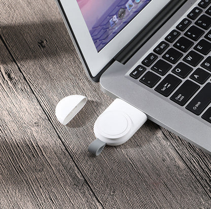 ARMORCASE™ WatchCharge Mini Pro — Portable Apple Watch Magnetic Charger & 1000mAh Power Bank | All Series | USB & Type-C