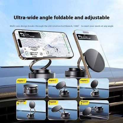 ARMORCASE™ VacuMount Pro — Vacuum Suction Magnetic Car Phone Holder | 360° Rotation | Dashboard & Windshield