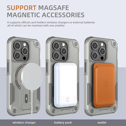 ARMORCASE™ MagArmor Pro — Military-Grade MagSafe iPhone Case | Shockproof, Heat Dissipation | iPhone 11–15 | 7 Colors