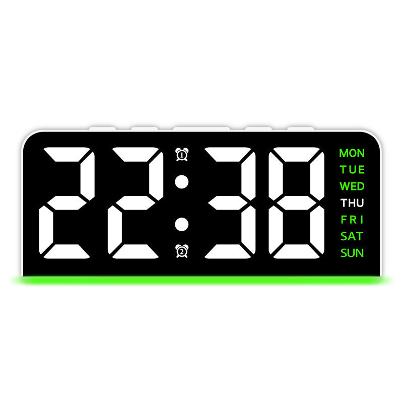 ARMORCASE™ GlowClock — LED Digital Alarm Clock | Dual-Mode, Ambient Night Light, Ultra-Clear Display