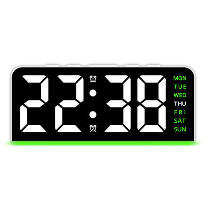 ARMORCASE™ GlowClock — LED Digital Alarm Clock | Dual-Mode, Ambient Night Light, Ultra-Clear Display