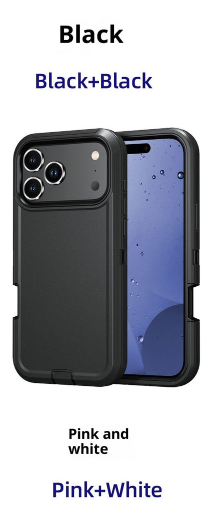 ARMORCASE™ StandGuard Case — Dual-Layer Shockproof iPhone Case with Built-In Kickstand | iPhone 17 Series | 20 Colors