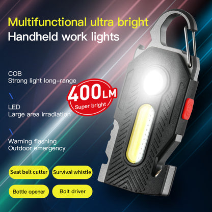 ARMORCASE™ 400LM Emergency Flashlight — 8-in-1 Survival Tool, USB-C Rechargeable