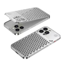ARMORCASE™ TitanVent Case — Aluminum Heat Dissipating iPhone Case | Airflow Vents, Aromatherapy Slot | iPhone 12–16 | 4 Colors