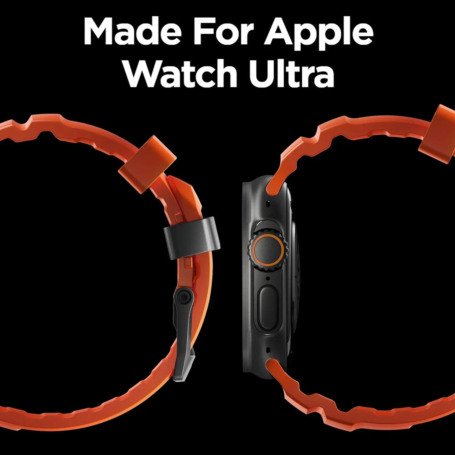 ARMORCASE™ Rugged Sport Apple Watch Band — Waterproof Silicone, Bold Style
