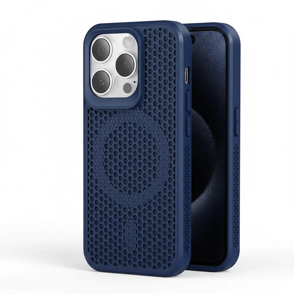 ARMORCASE™ AirFlow Mag Case — Cooling Heat-Dissipation MagSafe iPhone Case | Breathable, Matte, Magnetic | iPhone 11–17 Pro Max