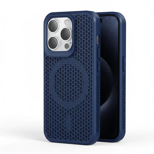 ARMORCASE™ AirFlow Mag Case — Cooling Heat-Dissipation MagSafe iPhone Case | Breathable, Matte, Magnetic | iPhone 11–17 Pro Max