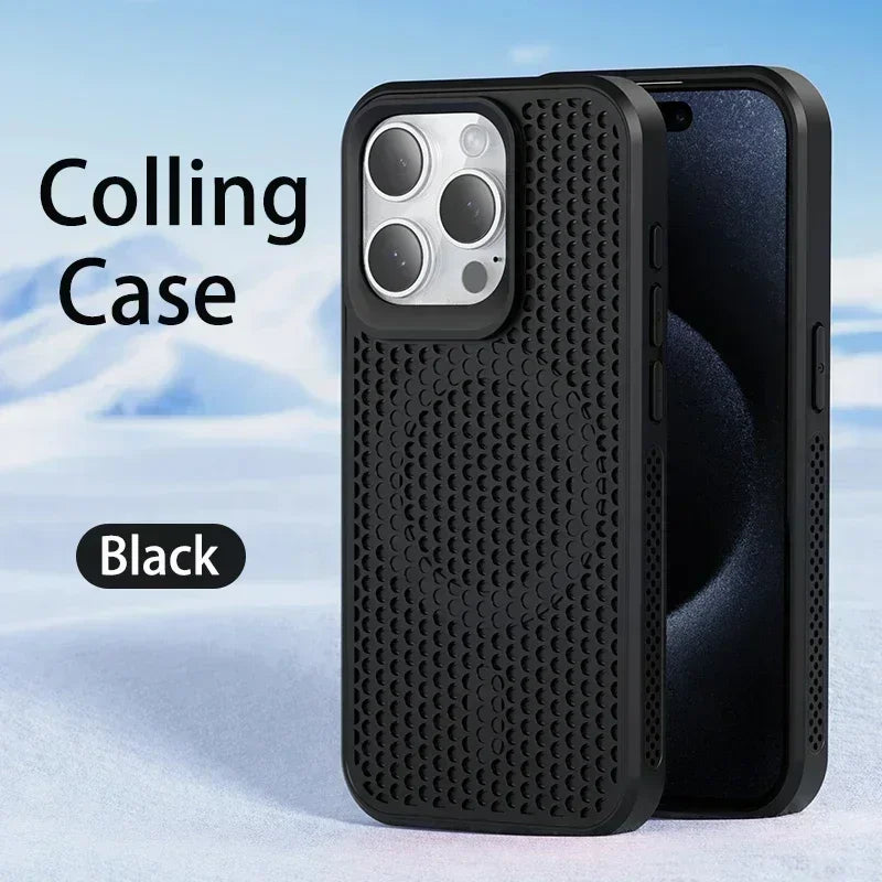 ARMORCASE™ AirFlow Mag Case — Cooling Heat-Dissipation MagSafe iPhone Case | Breathable, Matte, Magnetic | iPhone 11–17 Pro Max