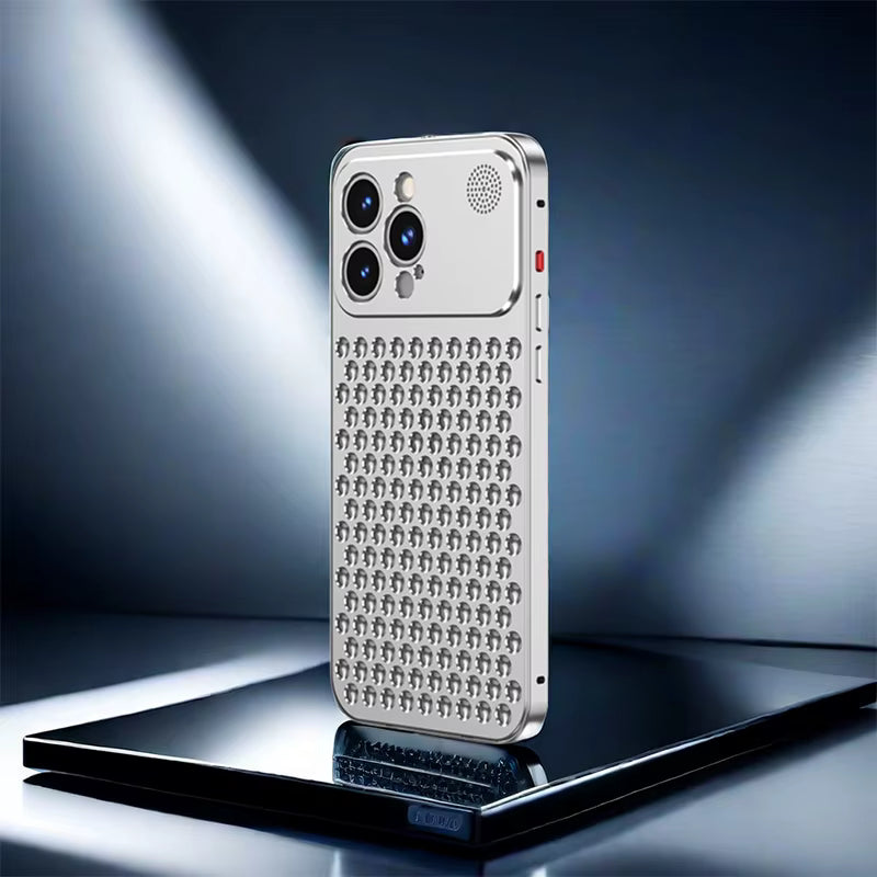 ARMORCASE™ TitanVent Case — Aluminum Heat Dissipating iPhone Case | Airflow Vents, Aromatherapy Slot | iPhone 12–16 | 4 Colors