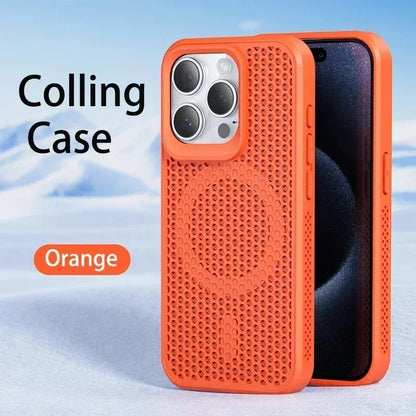 ARMORCASE™ AirFlow Mag Case — Cooling Heat-Dissipation MagSafe iPhone Case | Breathable, Matte, Magnetic | iPhone 11–17 Pro Max