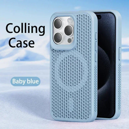 ARMORCASE™ AirFlow Mag Case — Cooling Heat-Dissipation MagSafe iPhone Case | Breathable, Matte, Magnetic | iPhone 11–17 Pro Max