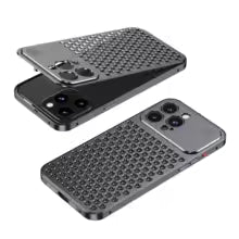 ARMORCASE™ TitanVent Case — Aluminum Heat Dissipating iPhone Case | Airflow Vents, Aromatherapy Slot | iPhone 12–16 | 4 Colors