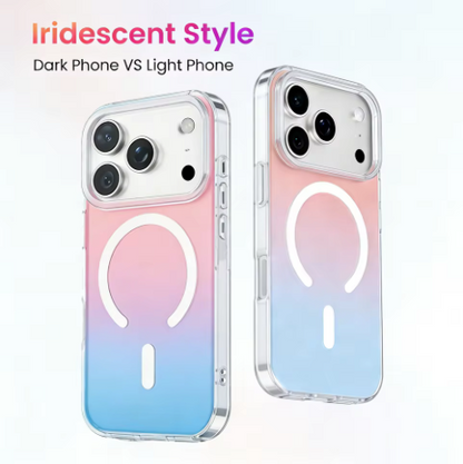 ARMORCASE™ AuraGlow Mag Case — Iridescent Laser Gradient MagSafe iPhone 17 Case | Shockproof, Slim | iPhone 17, Air, Pro, Pro Max