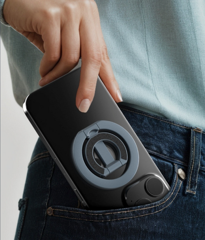 ARMORCASE™ MagGrip Stand — Dual Magnetic Phone Grip & Foldable Stand | MagSafe Compatible