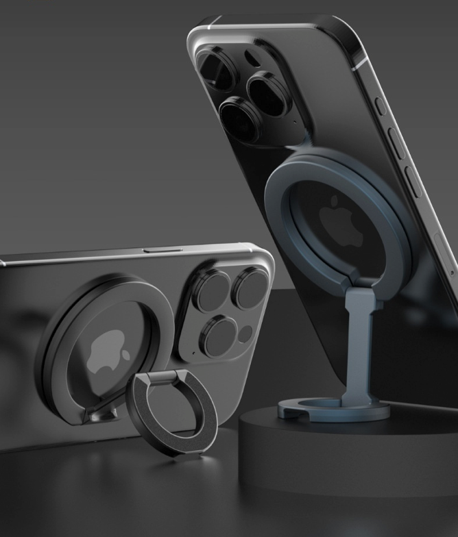 ARMORCASE™ MagGrip Stand — Dual Magnetic Phone Grip & Foldable Stand | MagSafe Compatible