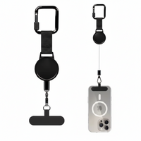ARMORCASE™ RetractaClip Pro — Retractable Phone Lanyard Strap with Metal Buckle | Anti-Theft, Alloy Clip | Universal Fit