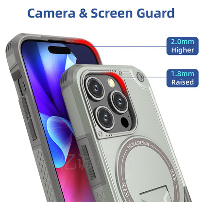 ARMORCASE™ MagArmor Pro — Military-Grade MagSafe iPhone Case | Shockproof, Heat Dissipation | iPhone 11–15 | 7 Colors