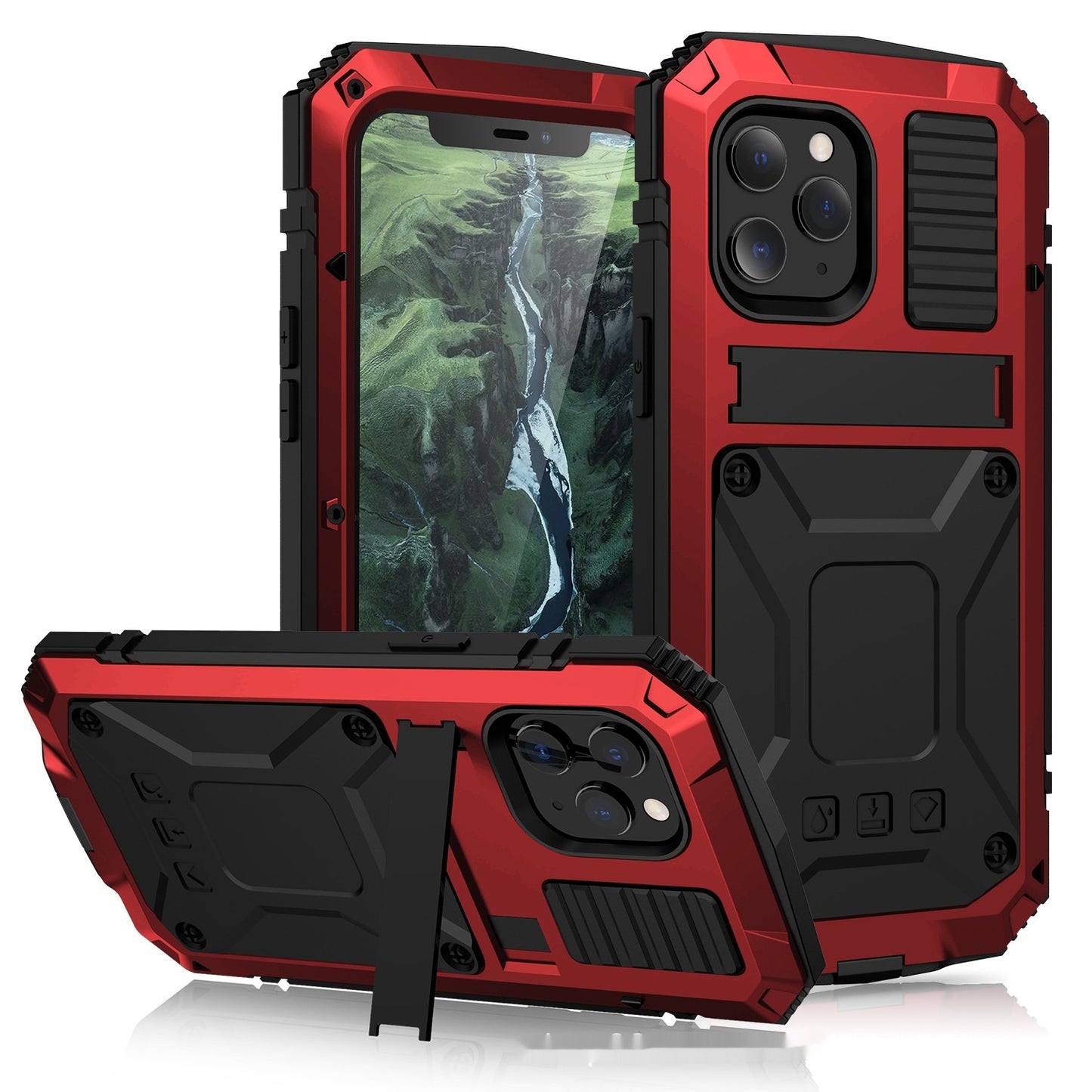 ArmorCase™ Rugged Shockproof Kickstand Case (iPhone 15 Series)