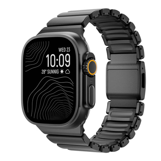 ARMORCASE™ Titanium Magnetic Apple Watch Band — Premium Metal Strap, Magnetic Clasp