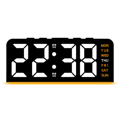 ARMORCASE™ GlowClock — LED Digital Alarm Clock | Dual-Mode, Ambient Night Light, Ultra-Clear Display