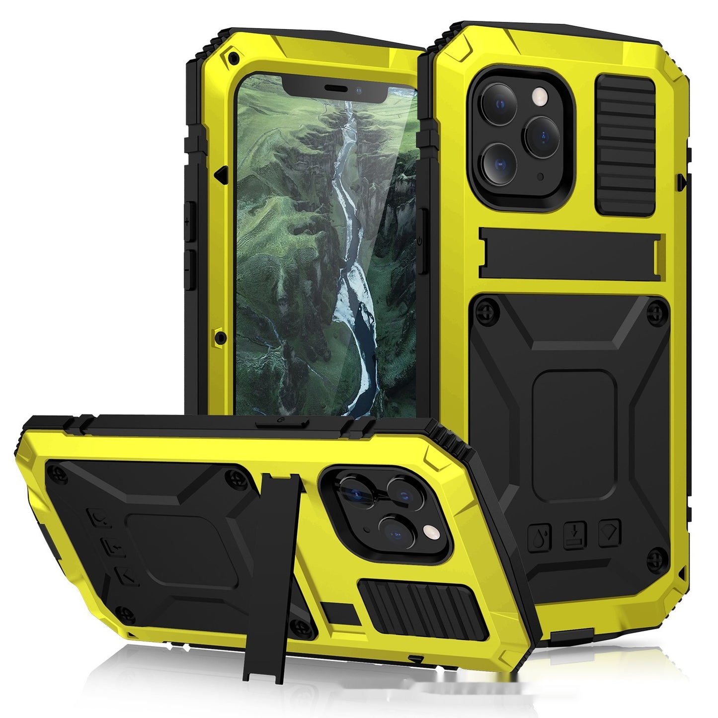 ArmorCase™ Rugged Shockproof Kickstand Case (iPhone 15 Series)