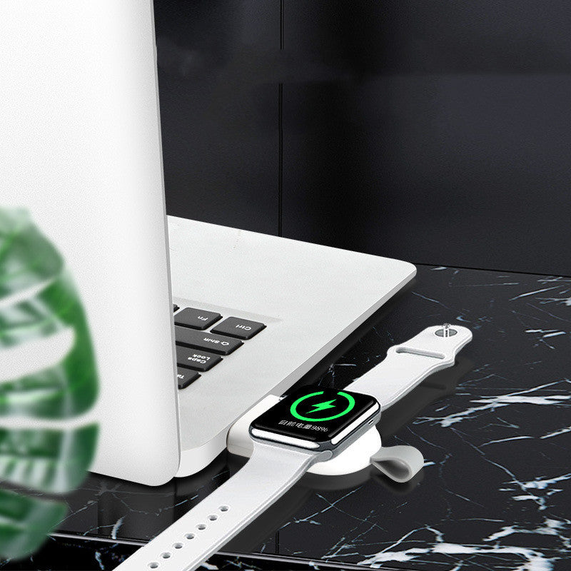 ARMORCASE™ WatchCharge Mini Pro — Portable Apple Watch Magnetic Charger & 1000mAh Power Bank | All Series | USB & Type-C