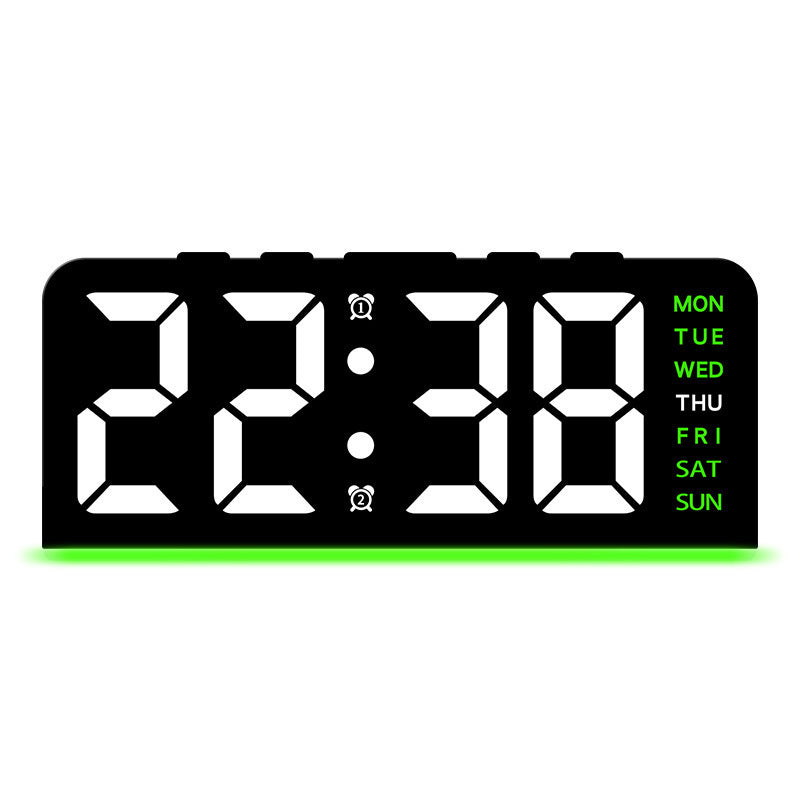 ARMORCASE™ GlowClock — LED Digital Alarm Clock | Dual-Mode, Ambient Night Light, Ultra-Clear Display