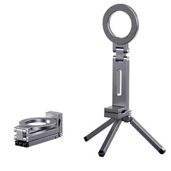 ARMORCASE™ Clip-On Magnetic Phone Holder — Rotating, Foldable, Travel-Ready