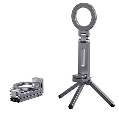 ARMORCASE™ Clip-On Magnetic Phone Holder — Rotating, Foldable, Travel-Ready