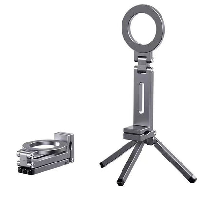 ARMORCASE™ Clip-On Magnetic Phone Holder — Rotating, Foldable, Travel-Ready
