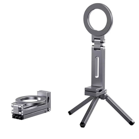 ARMORCASE™ Clip-On Magnetic Phone Holder — Rotating, Foldable, Travel-Ready