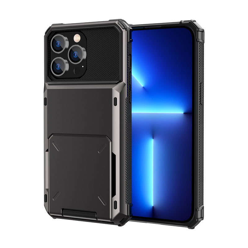 ARMORCASE™ FlipVault Card Case — Hidden Card Slot, Dual-Layer Armor | iPhone 11–17 Pro Max | 7 Colors