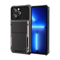ARMORCASE™ FlipVault Card Case — Hidden Card Slot, Dual-Layer Armor | iPhone 11–17 Pro Max | 7 Colors