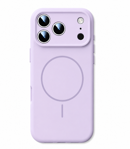ARMORCASE™ Frosted Magnetic Liquid Silicone Case — MagSafe-Ready Soft Cover for iPhone 17