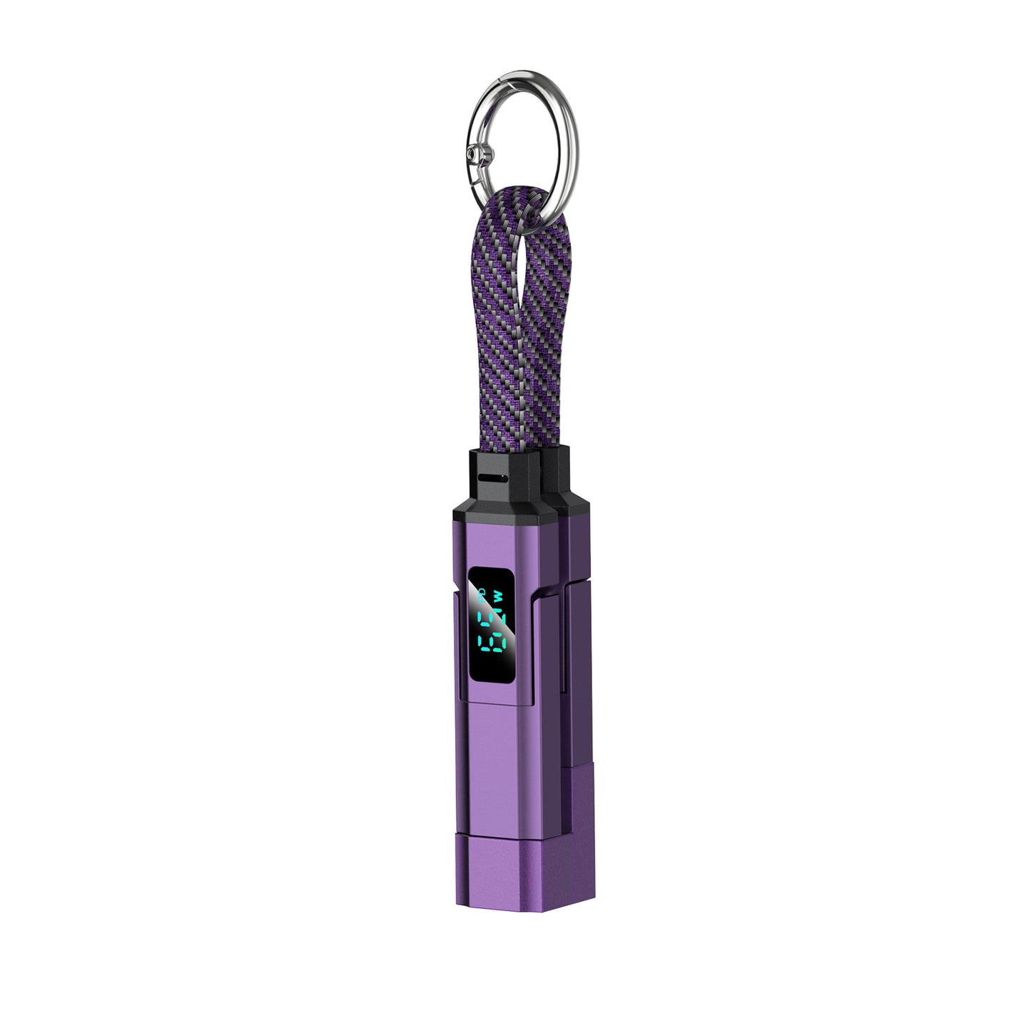 ARMORCASE™ ChargKey — 4-in-1 Keychain Cable | 65W | 40Gbps | Digital Display | 4 Colors