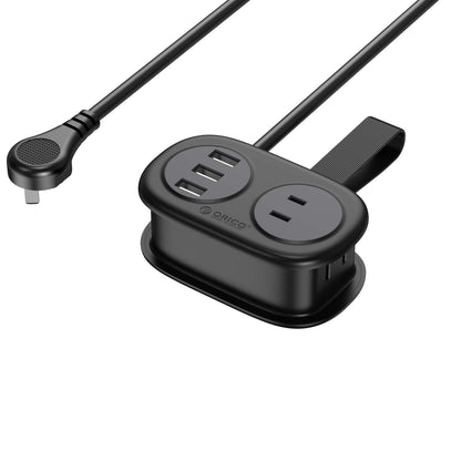 ARMORCASE™ TravelStrip Pro — Multi-Port Power Strip | 2 AC + USB-A/C | US Plug | 120cm Cord