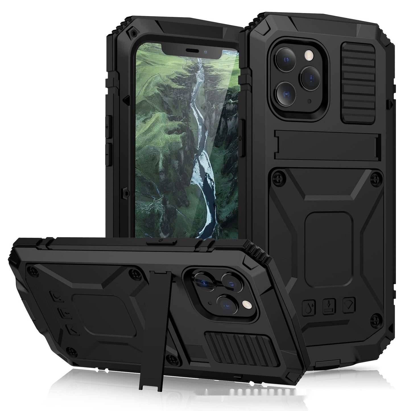 ArmorCase™ Rugged Shockproof Kickstand Case (iPhone 15 Series)