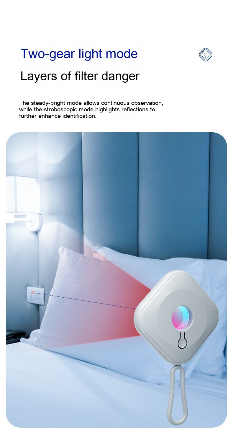 ARMORCASE™ Smart Hidden Camera Detector — Anti-Spy Lens Finder for Hotels & Travel