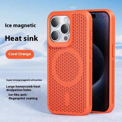 ARMORCASE™ HexShield Mag Case — Honeycomb Heat Dissipation MagSafe iPhone Case | Shockproof, Slim | iPhone 11–15 | 7 Colors