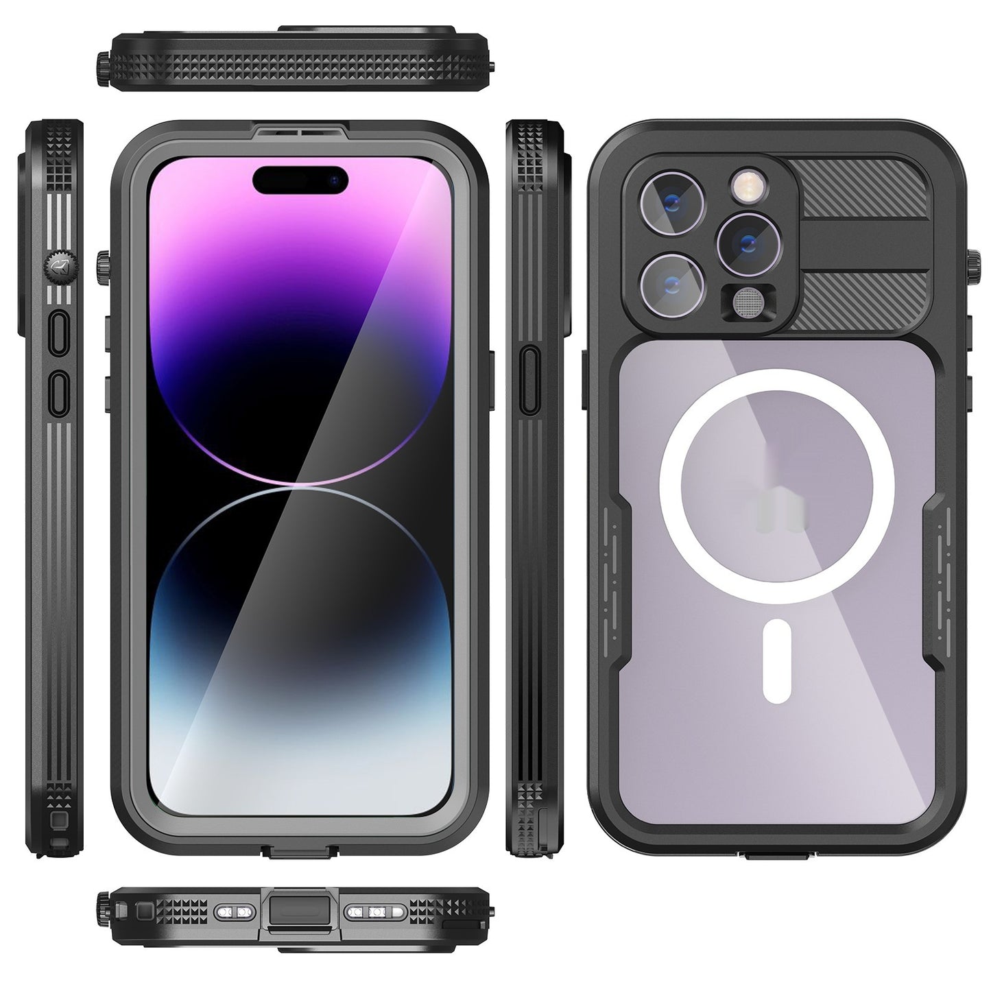 ARMORCASE™ Waterproof MagSafe Case — IP68 Clear iPhone Protection for Any Condition
