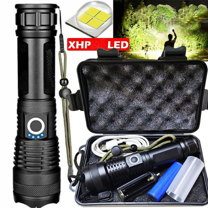 ARMORCASE™ Tactical LED Flashlight — USB Rechargeable, 5 Modes, Military-Grade Aluminum