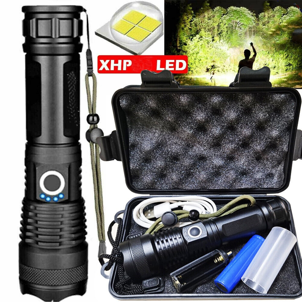 ARMORCASE™ Tactical LED Flashlight — USB Rechargeable, 5 Modes, Military-Grade Aluminum