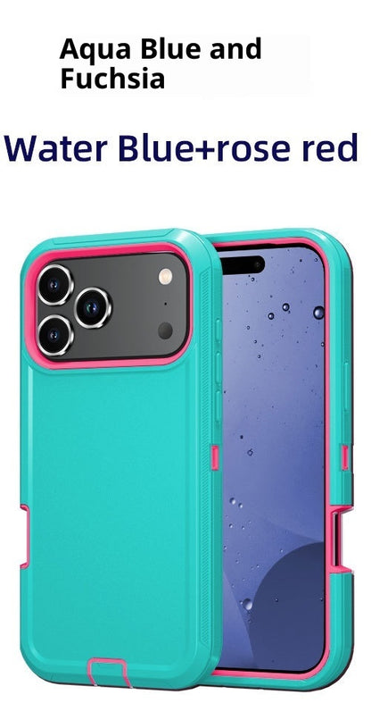 ARMORCASE™ StandGuard Case — Dual-Layer Shockproof iPhone Case with Built-In Kickstand | iPhone 17 Series | 20 Colors
