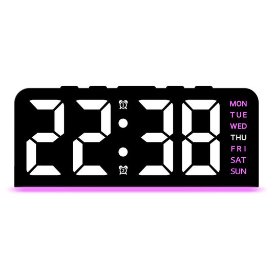 ARMORCASE™ GlowClock — LED Digital Alarm Clock | Dual-Mode, Ambient Night Light, Ultra-Clear Display
