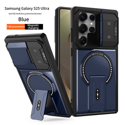 ARMORCASE™ MechStand Case — Magnetic Stand + Full Lens Protection | Samsung Galaxy