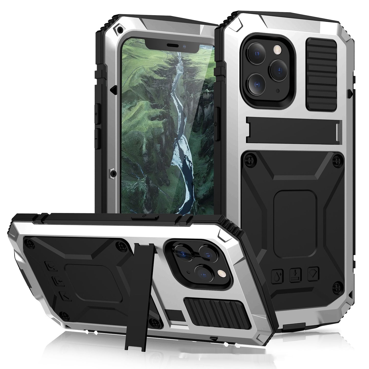ArmorCase™ Rugged Shockproof Kickstand Case (iPhone 15 Series)